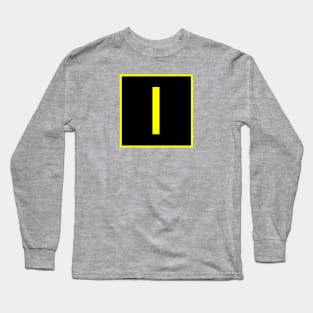 I - India - FAA taxiway sign, phonetic alphabet Long Sleeve T-Shirt